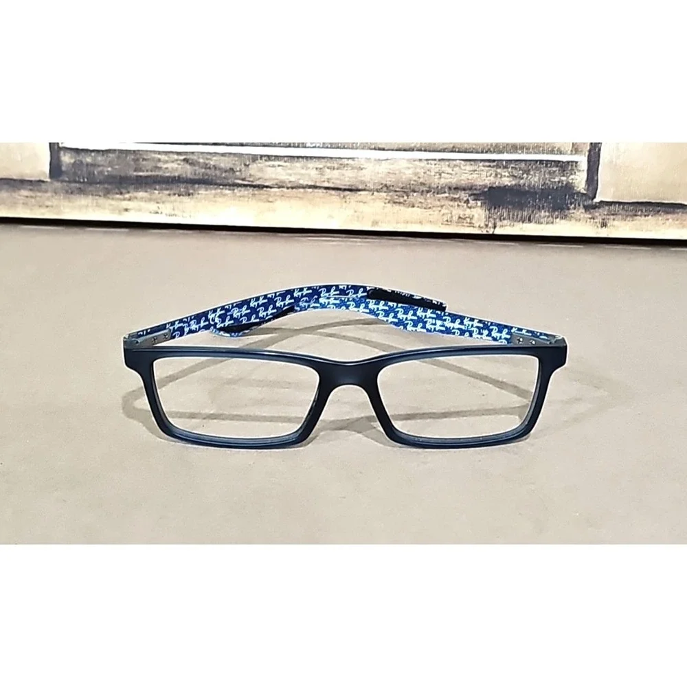 Ray-Ban Eyeglasses RB 8901 5262 Blue/Exposed Carbon Fiber Rectangular 53[]17 145